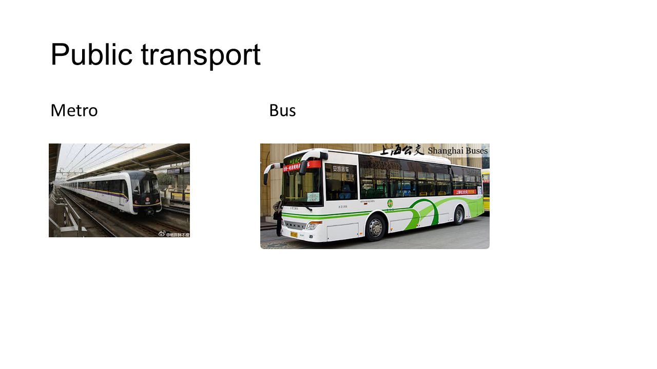 Public transport Metro Bus