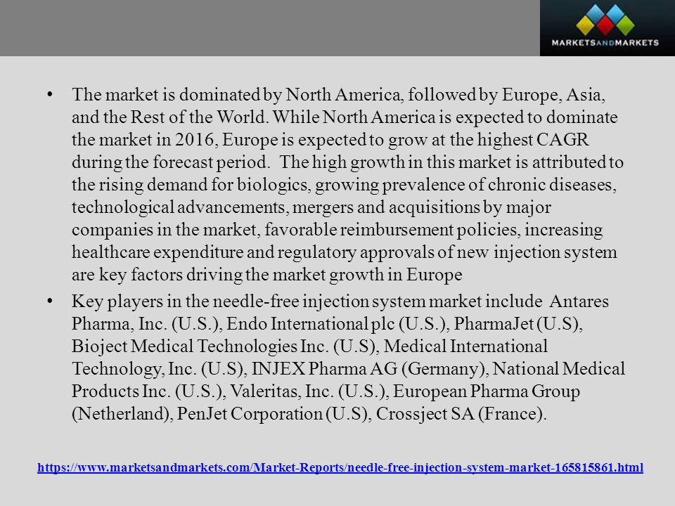 The market is dominated by North America, followed by Europe, Asia, and the Rest of the World.