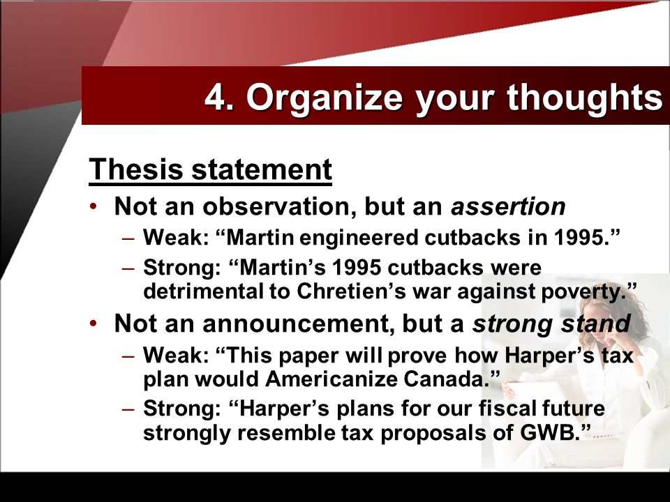 thesis observation thesis observation