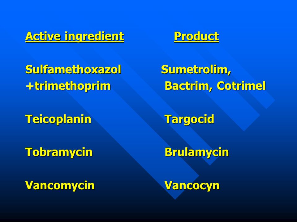 Bactrim pneumonia