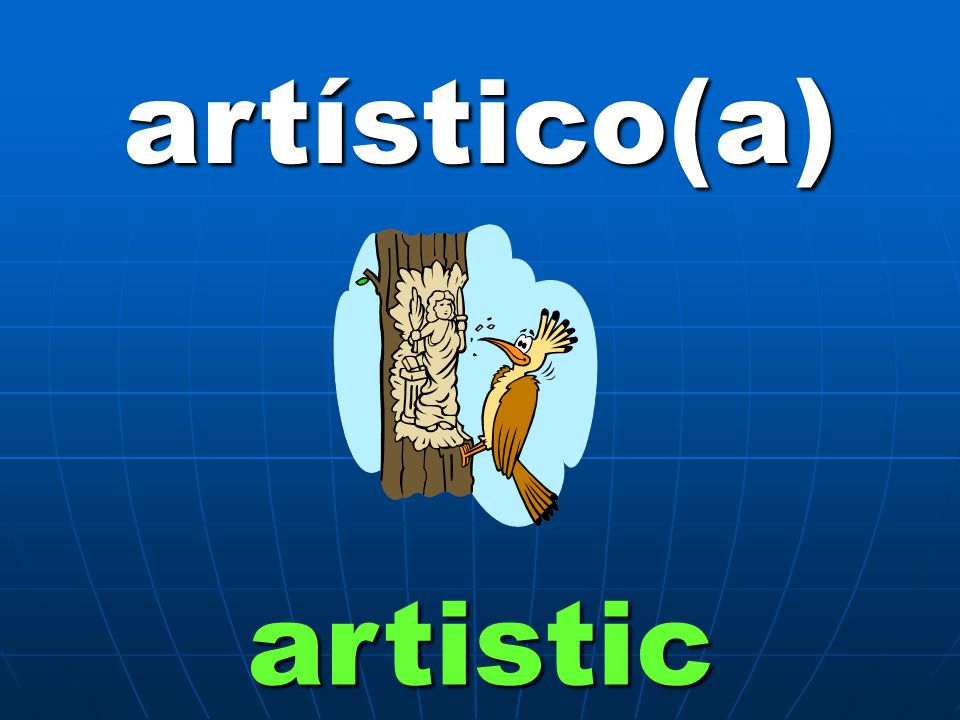 artístico(a) artistic