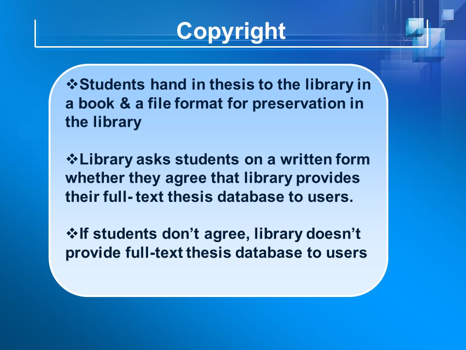 National Thesis And Dissertation Library