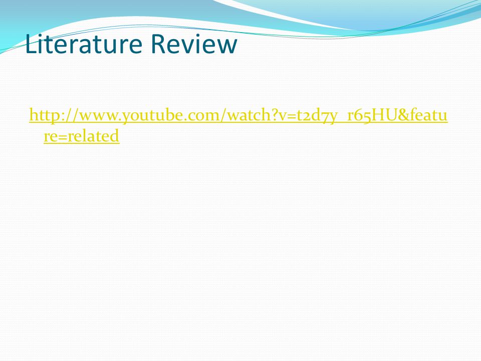 Sample literature review educational research