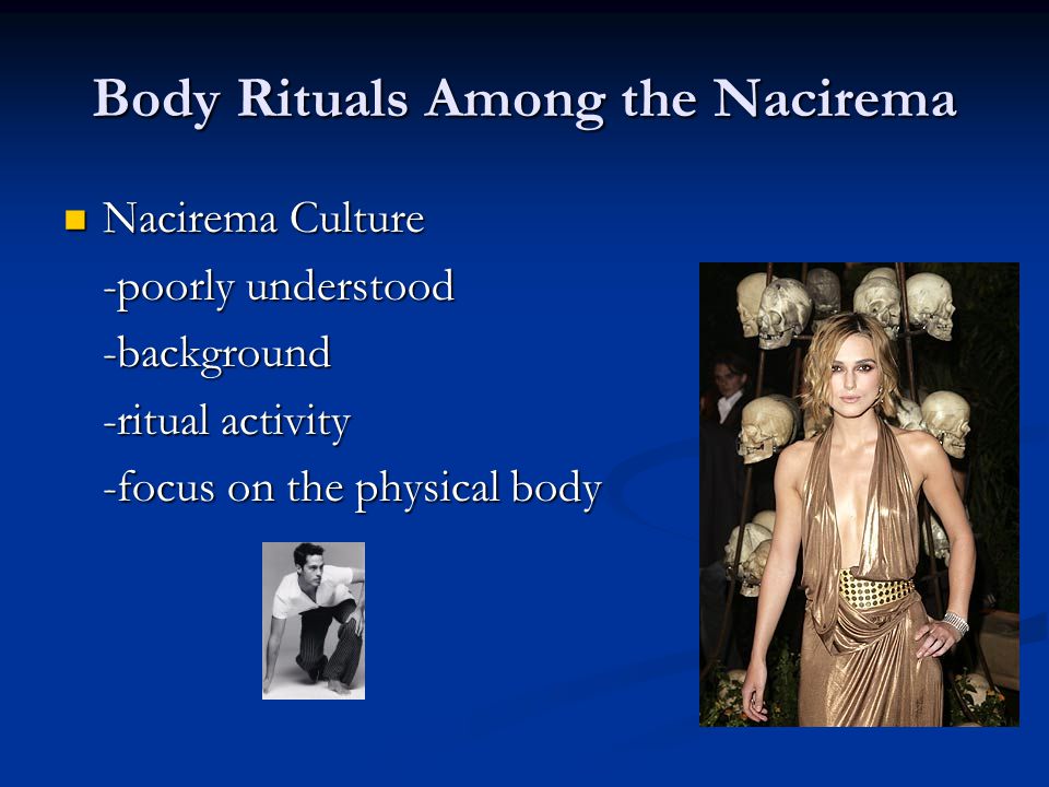 Among body essay nacirema ritual