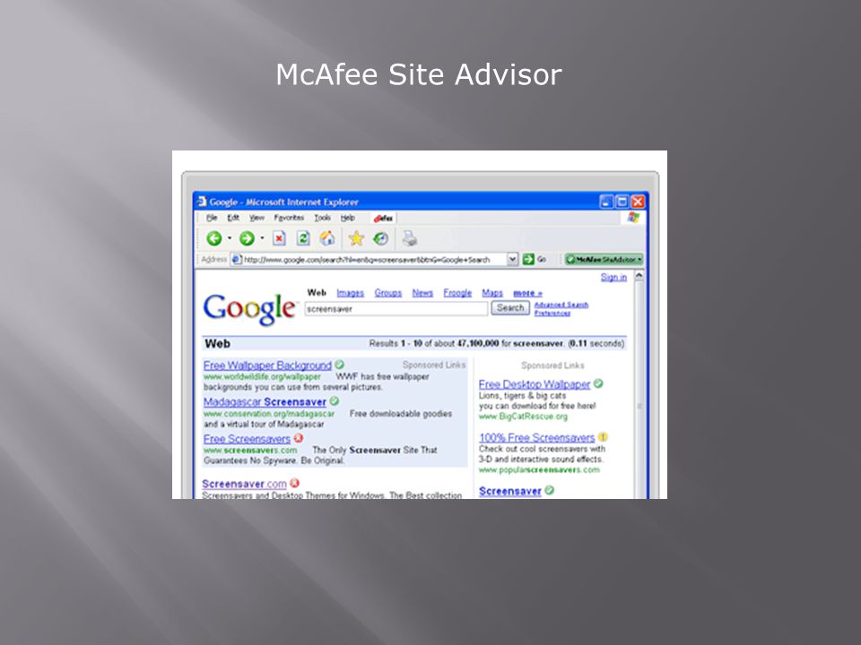 McAfee Site Advisor