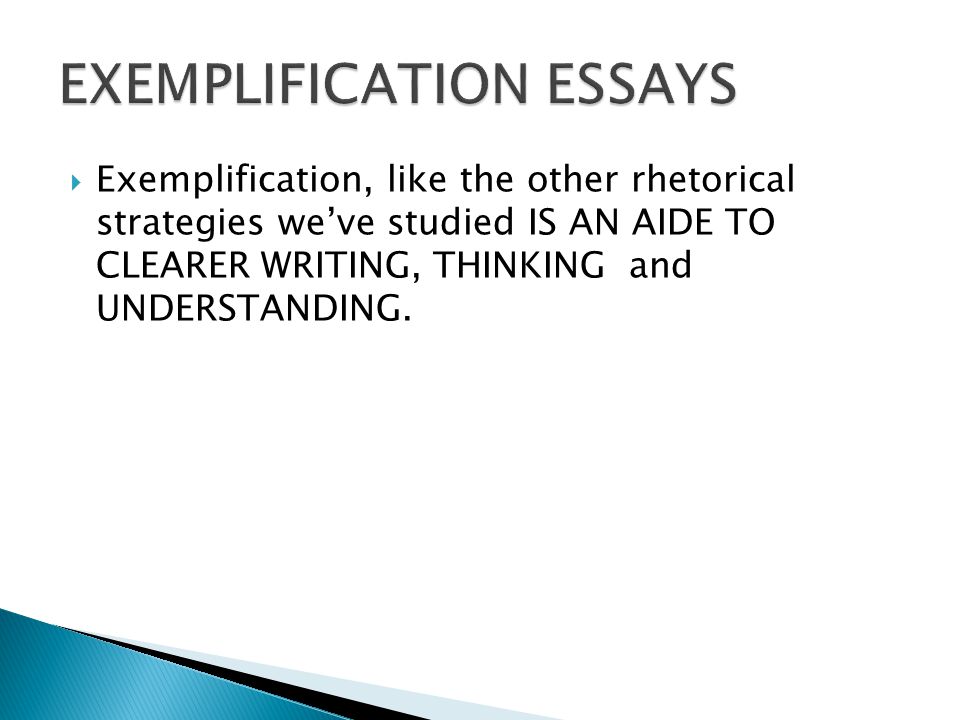 to write exemplification essay to write exemplification essay
