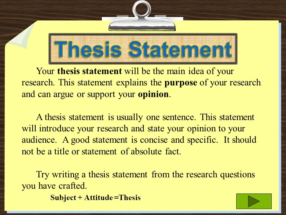 where will you find the thesis sentence where will you find the thesis sentence