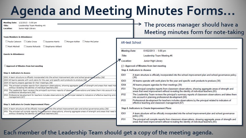 meeting minutes forms