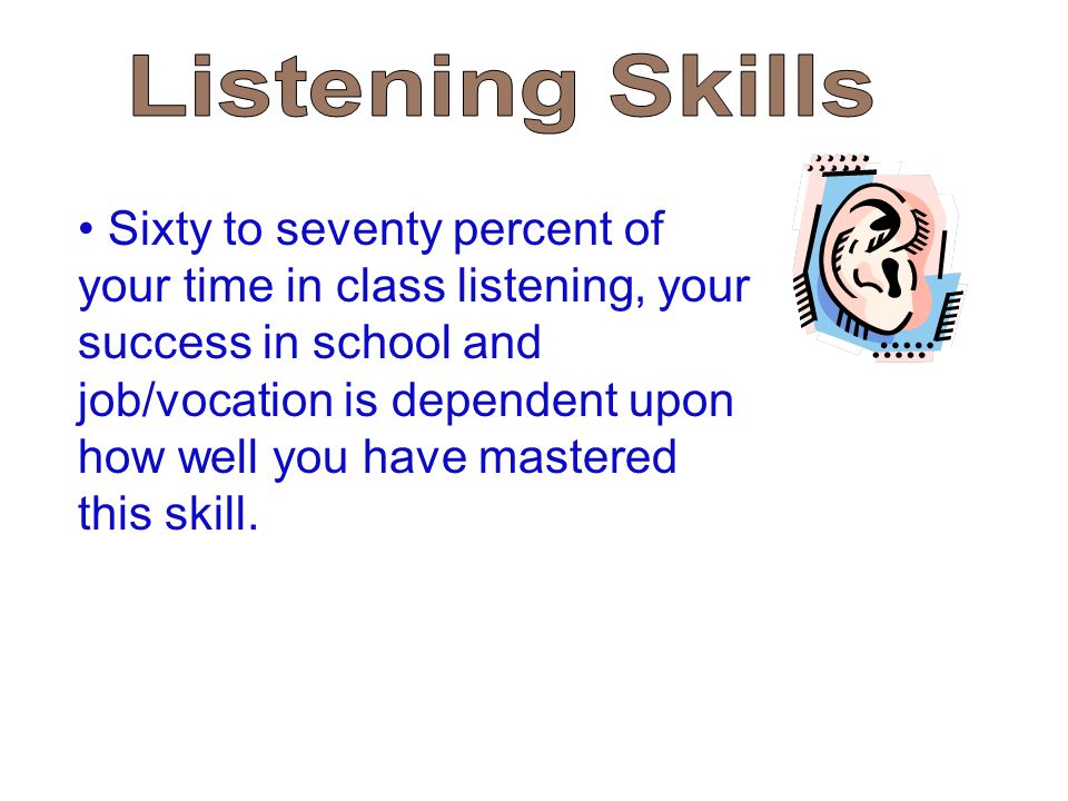 Essay On Listening Skills