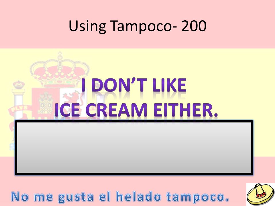 Using Tampoco- 200