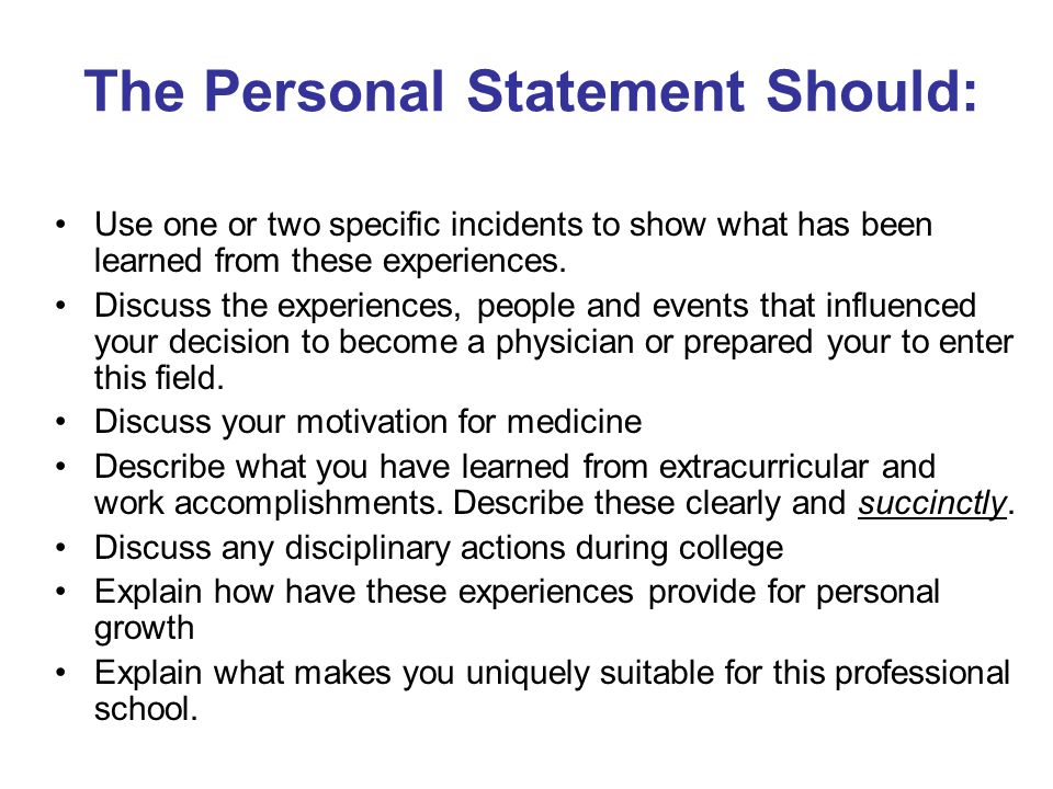 the conclusion of your personal statement should apex the conclusion of your personal statement should apex