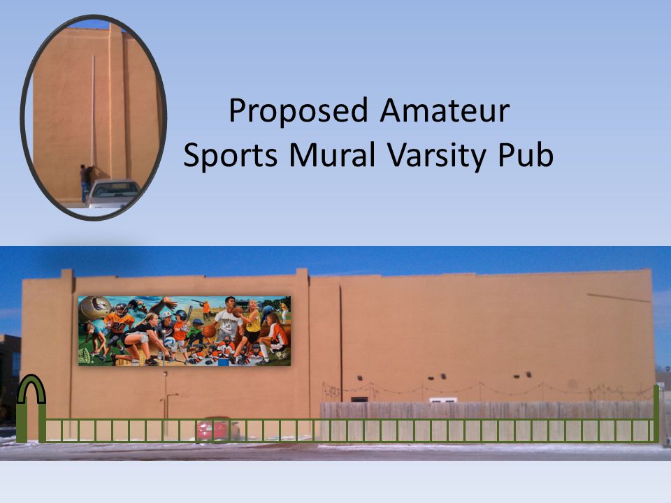 Proposed Amateur Sports Mural Varsity Pub