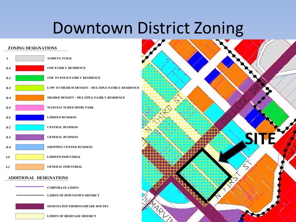 Downtown District Zoning SITE