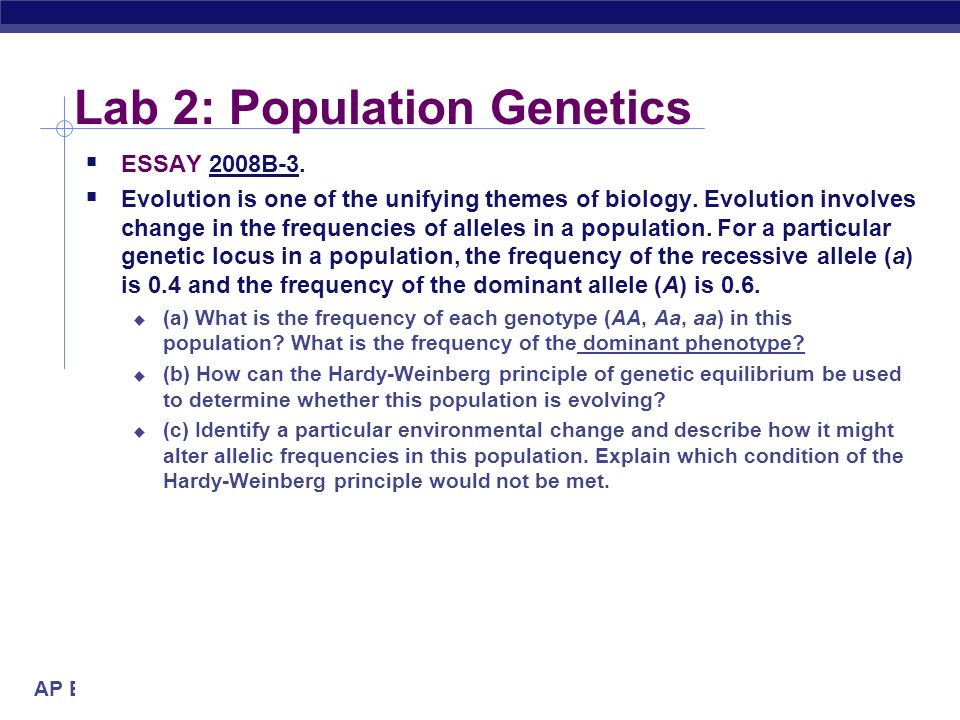 genetics essay question genetics essay question