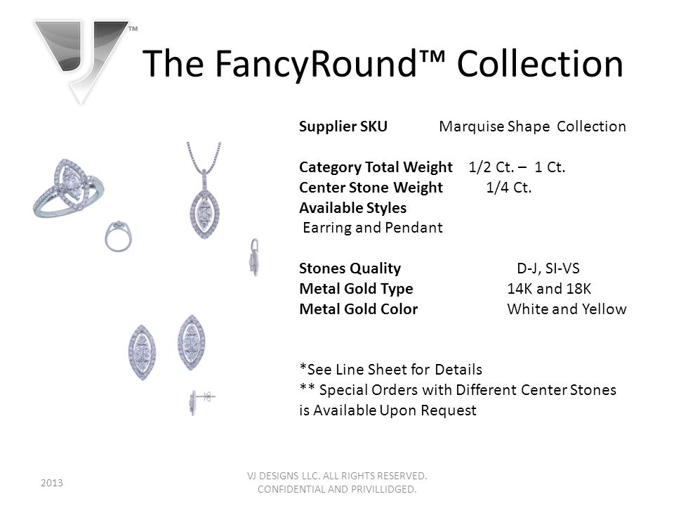 The FancyRound™ Collection VJ DESIGNS LLC. ALL RIGHTS RESERVED.