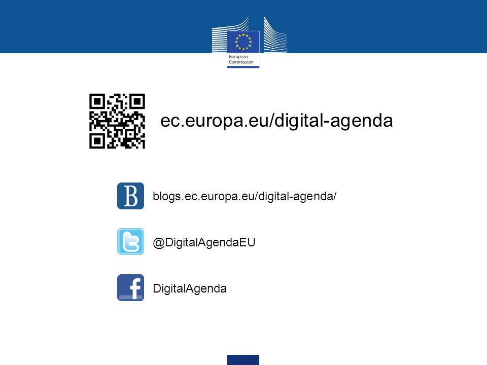 DigitalAgenda ec.europa.eu/digital-agenda