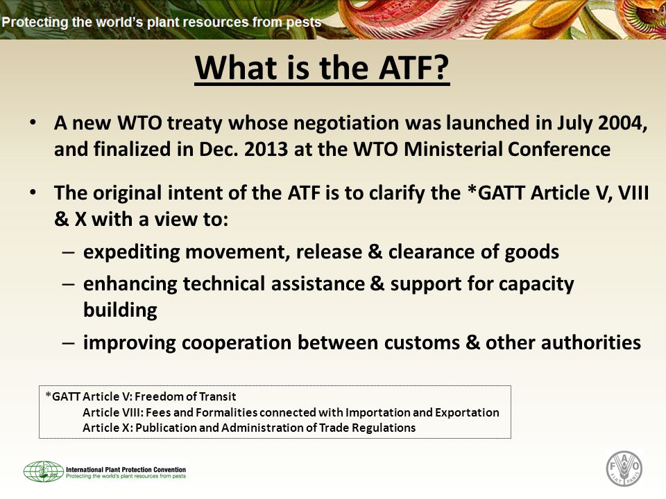 What is the ATF.
