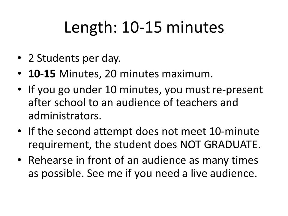 how many slides is a 10 minute presentation