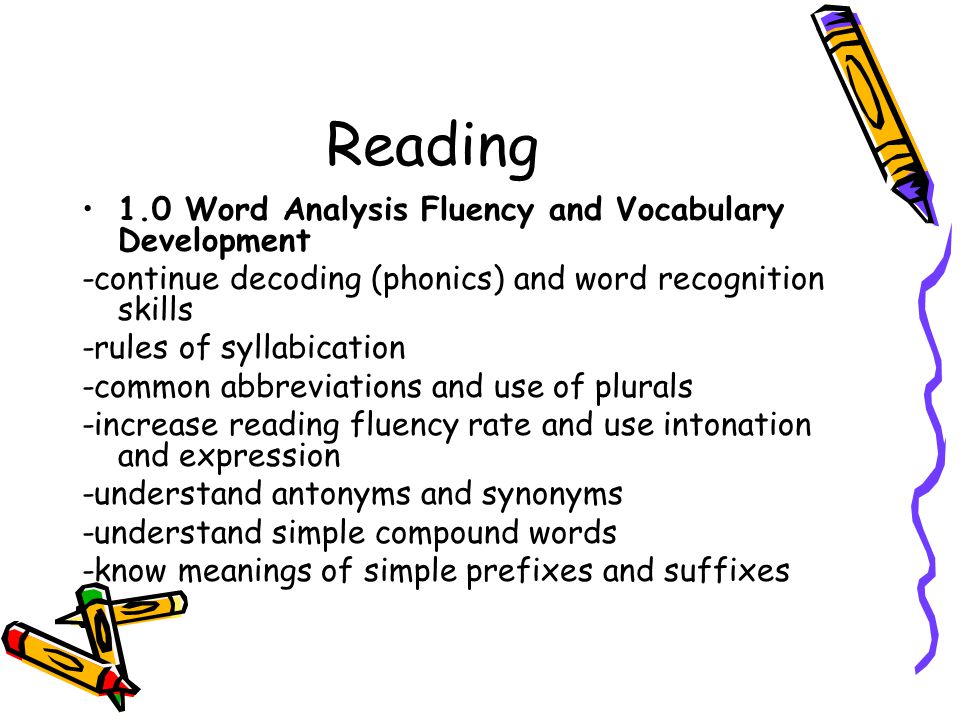 elementary school words