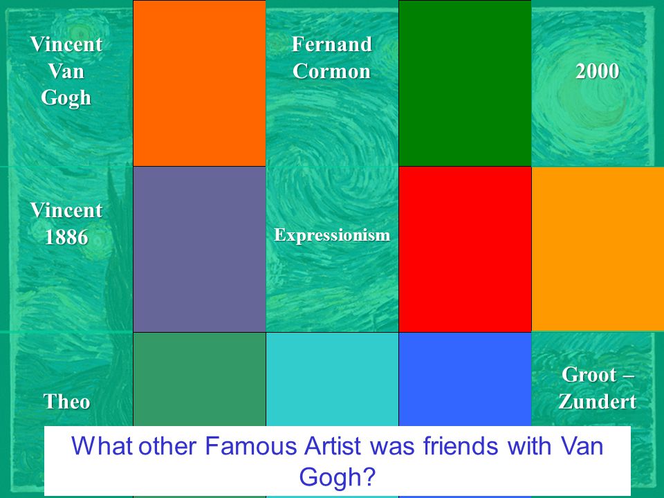 Courtesy of JC-netVincentVanGogh Groot – Zundert 2000Theo What other Famous Artist was friends with Van Gogh.