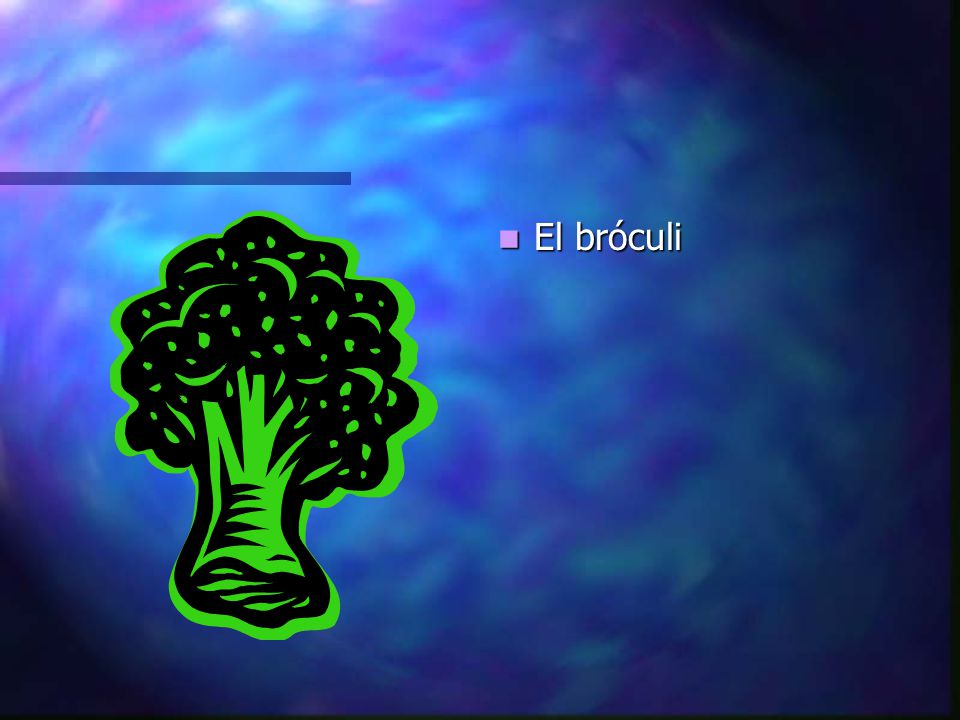 El bróculi