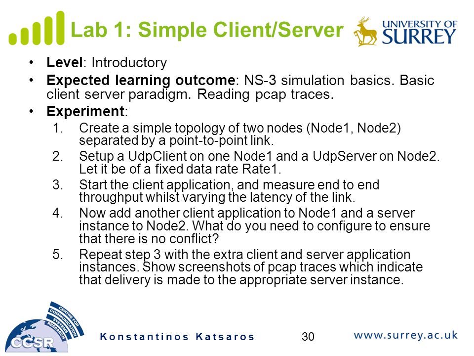 Lab 3 client server