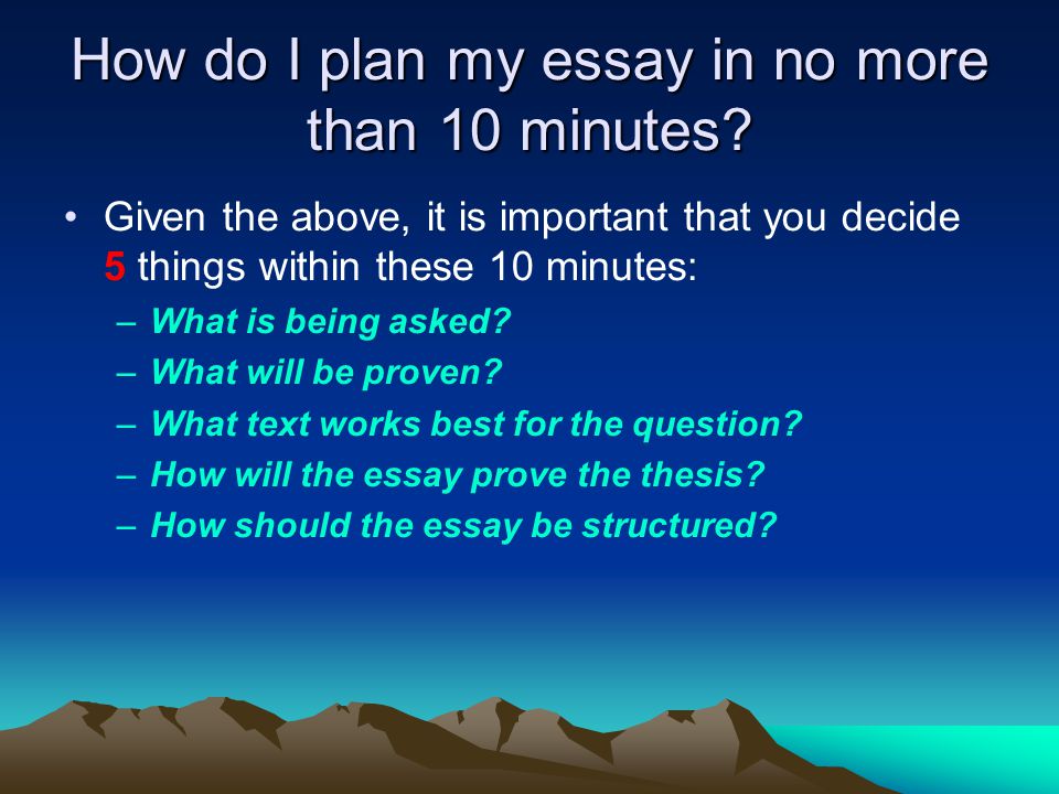Things To Write An Essay On
