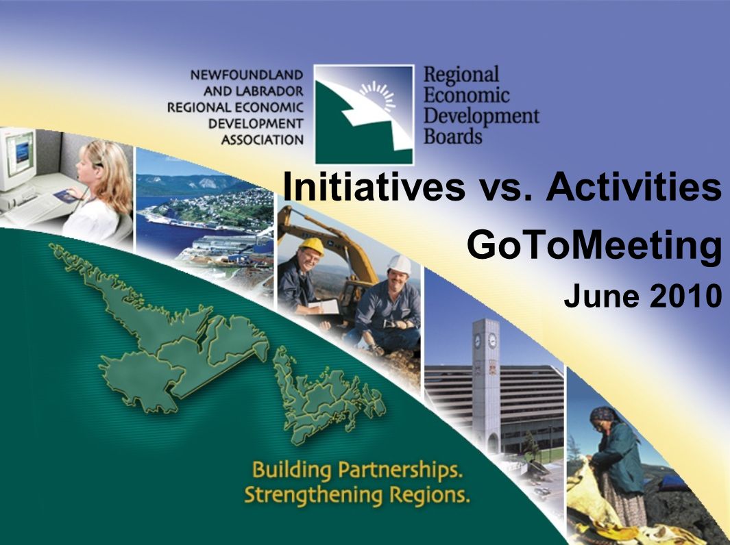 Initiatives vs. Activities GoToMeeting June 2010