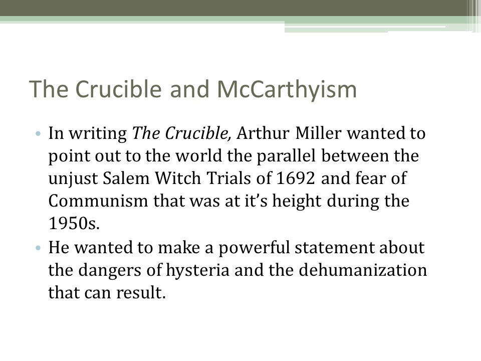 the crucible conflict the crucible conflict