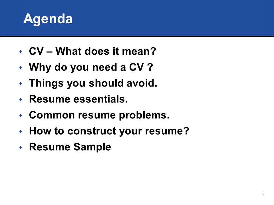 what do you need for a resume