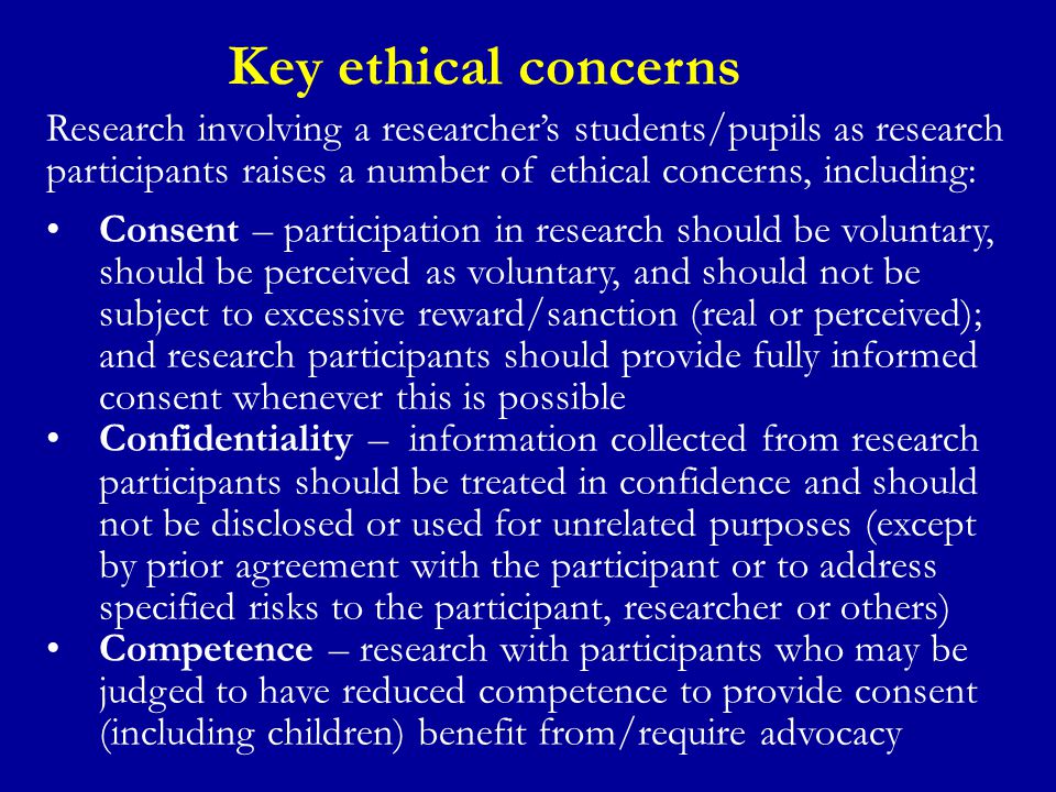 ethical concern ethical concern
