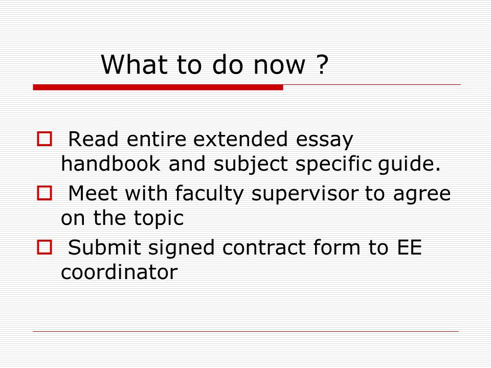 extended essay tutorial extended essay tutorial