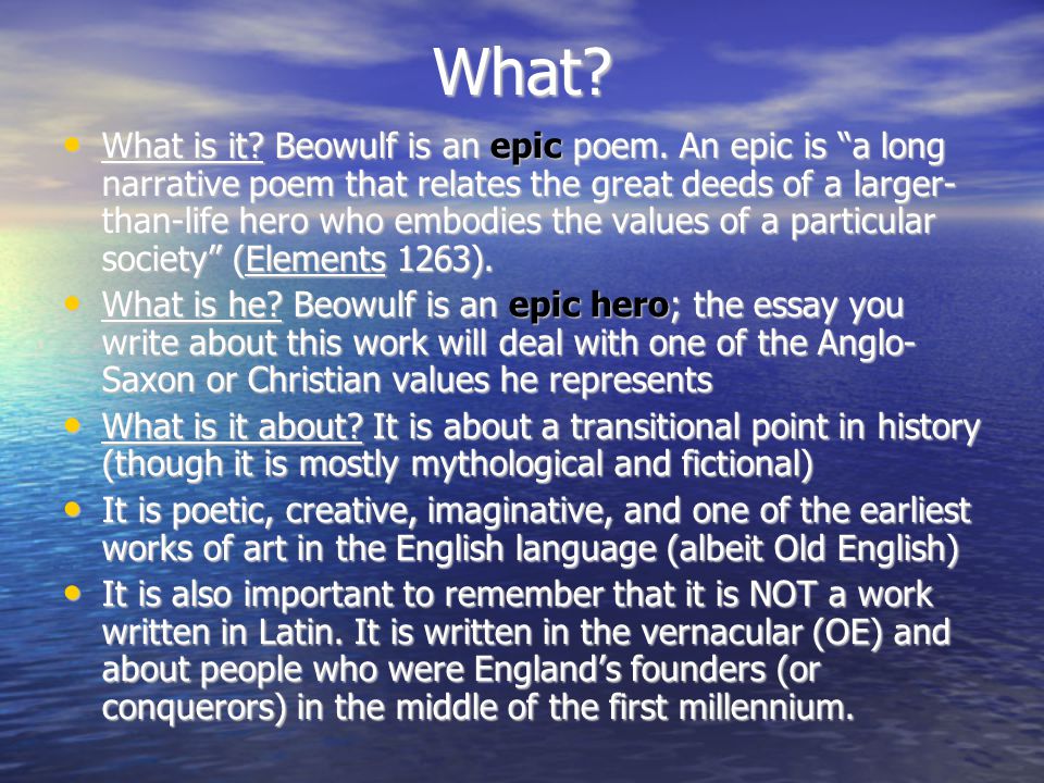 Beowulf Hero Essay