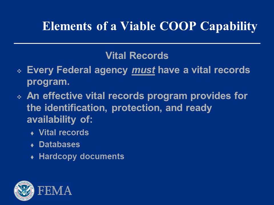 Federal Coop Program