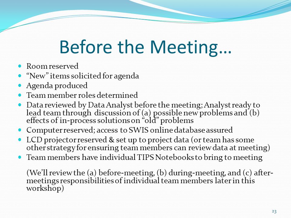 team meeting topics