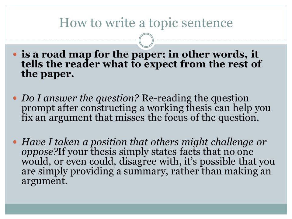 Guidelines for writing a compare and contrast essay