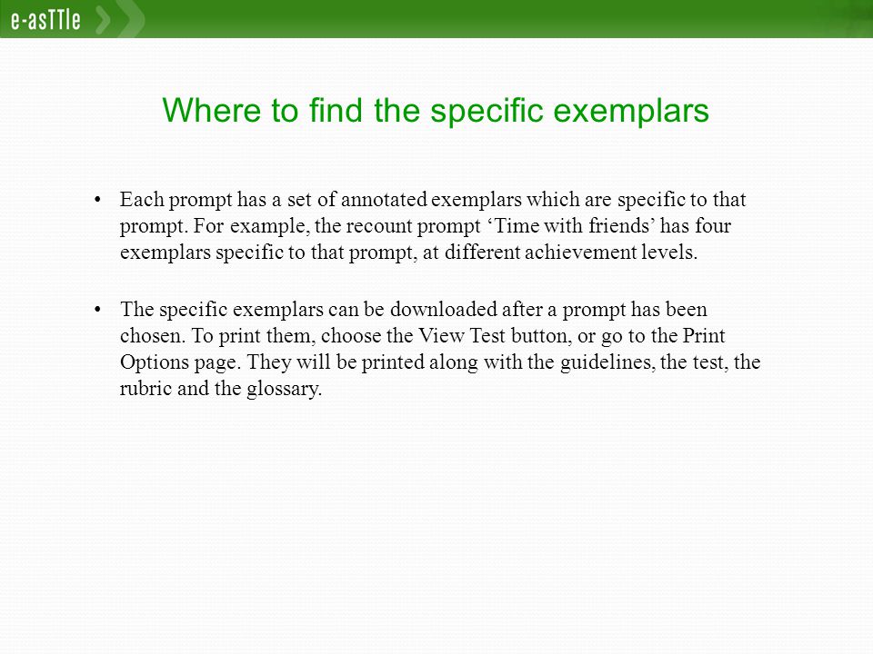 Where to find the specific exemplars Each prompt has a set of annotated exemplars which are specific to that prompt.