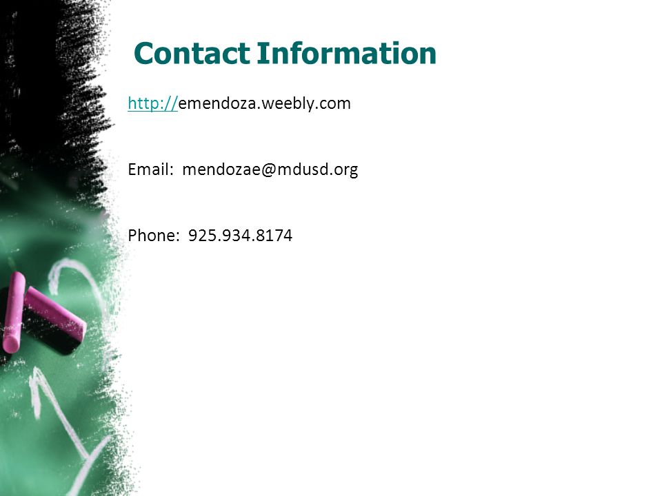 Contact Information     Phone: