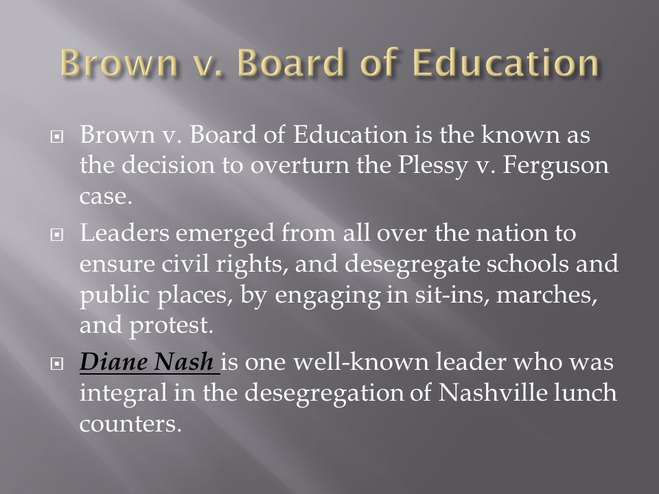 Brown Vs Board Of Education Essay