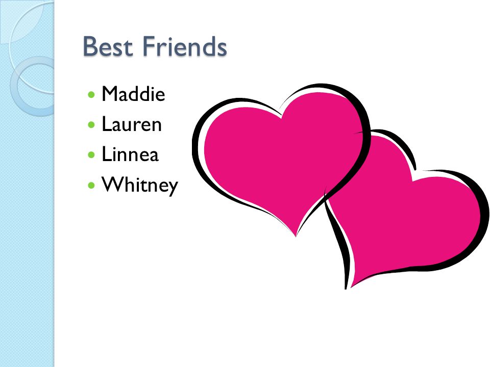 Best Friends Maddie Lauren Linnea Whitney