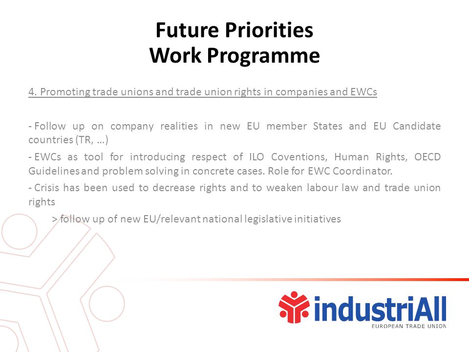Future Priorities Work Programme 4.