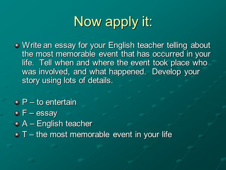 Narrative Essays About Life