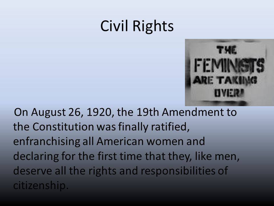 19Th Amendment Essay
