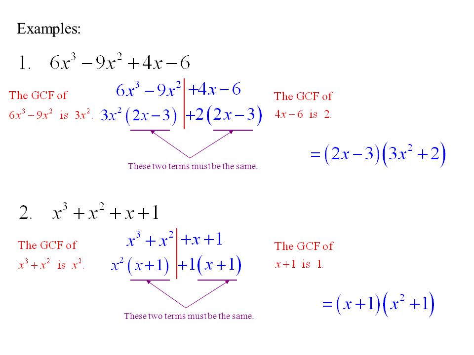 Printables Factoring By Grouping Worksheet 6 factoring by grouping assignment worksheet p 282 1 19 examples these two terms must be the same