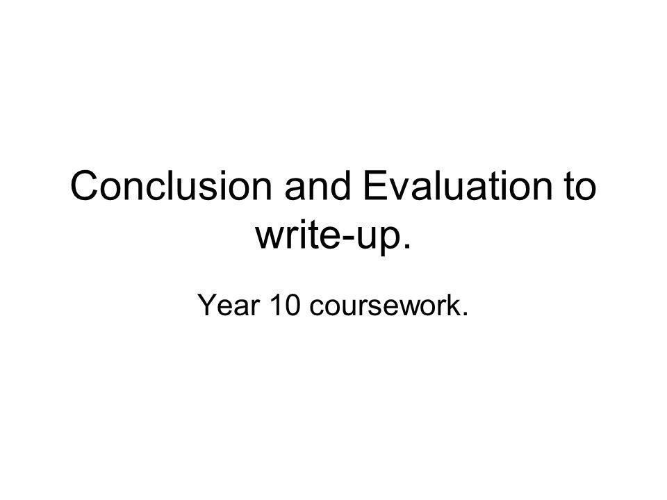 Quality of measurement coursework write up