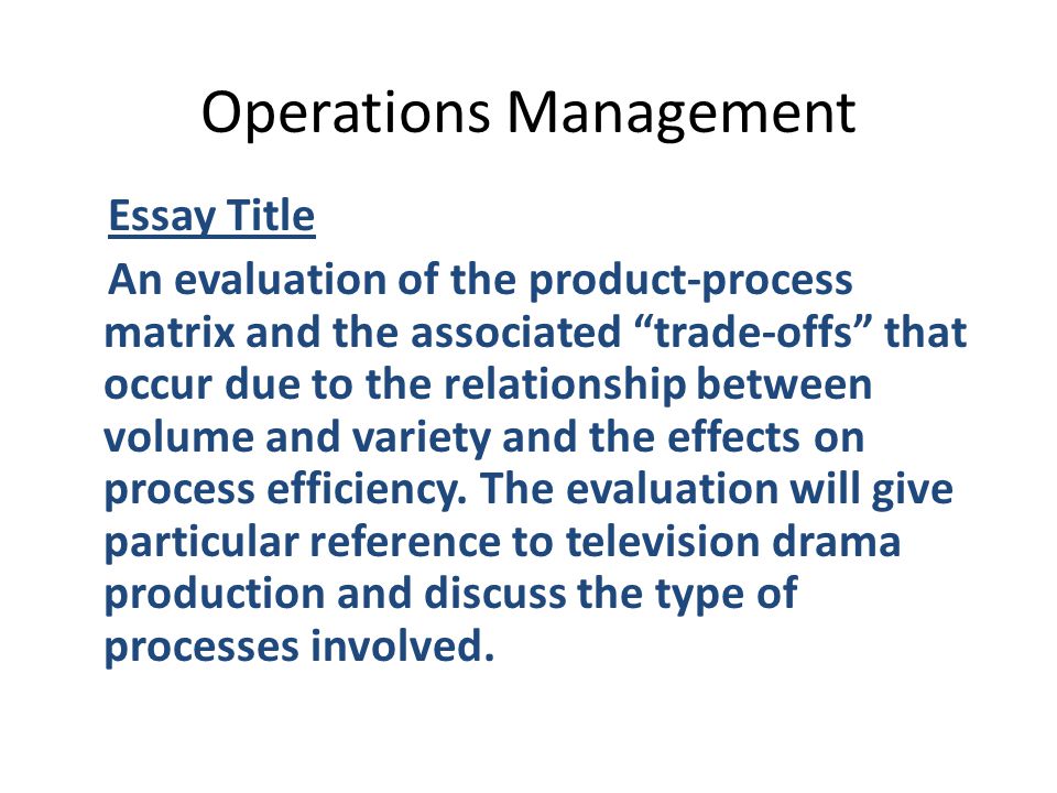 operations management 2 essay operations management 2 essay