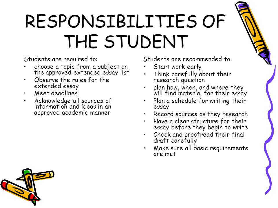 Responsibility essay prompt