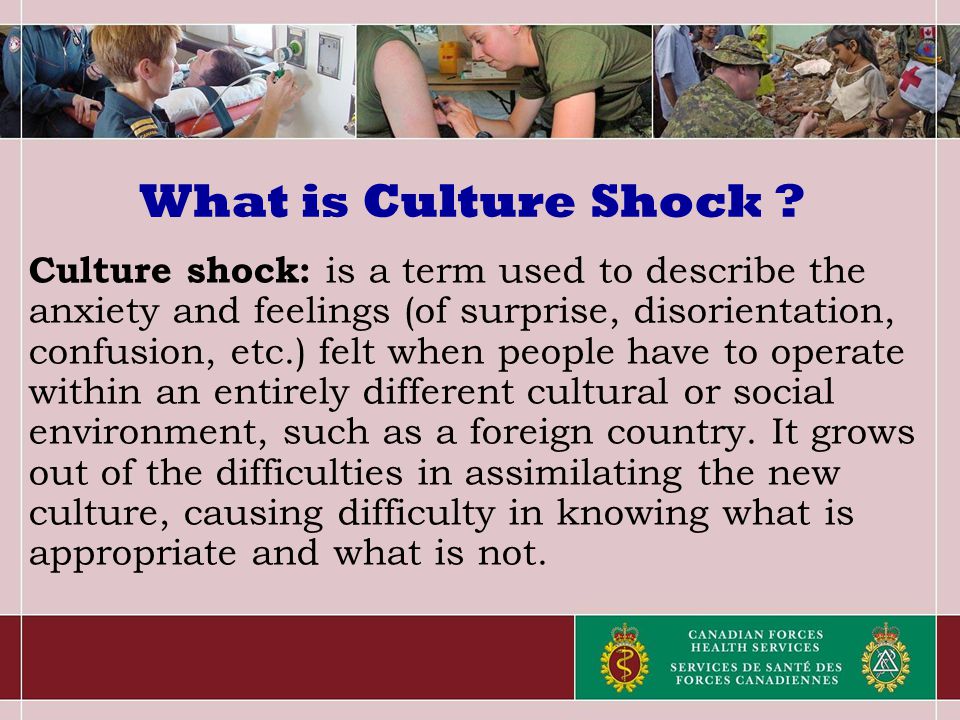 What is Culture Shock .