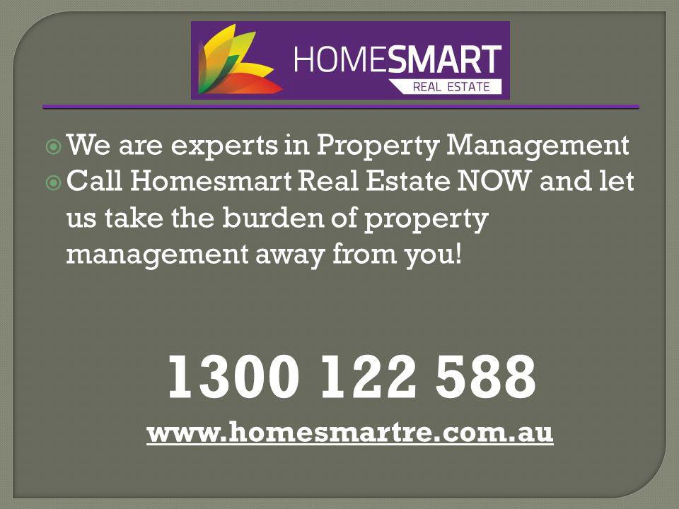 WWe are experts in Property Management CCall Homesmart Real Estate NOW and let us take the burden of property management away from you.