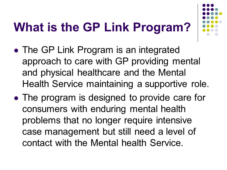 What is the GP Link Program.